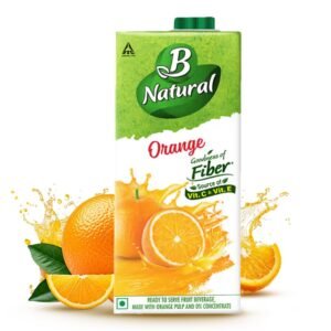 B Natural Orange Juice, Goodness of fiber 1L