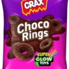 Crax Choco Rings Puff Snacks with Super Toys (Chocolate Rings)