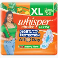 whisper choice XL  6 pads